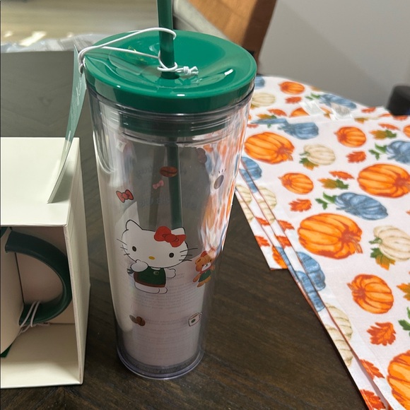 Starbucks Hello Kitty Mug, Cold Cup and Tumbler Collection with Green Accents - Picture 5 of 5